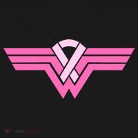 Funny Superhero Ribbon Breast Cancer Awareness Women's Long Sleeve Shirt thumb 2