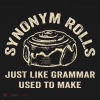 Funny Synonym Rolls Joke Cinnamon Rolls Grammar Pun Teacher USA-Made Doggie Bandana thumb 2