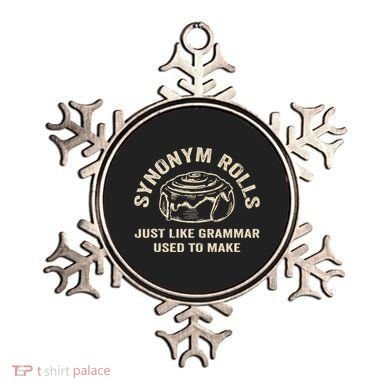 Funny Synonym Rolls Joke Cinnamon Rolls Grammar Pun Teacher Ornament