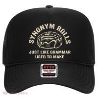 Funny Synonym Rolls Joke Cinnamon Rolls Grammar Pun Teacher Hat thumb 0