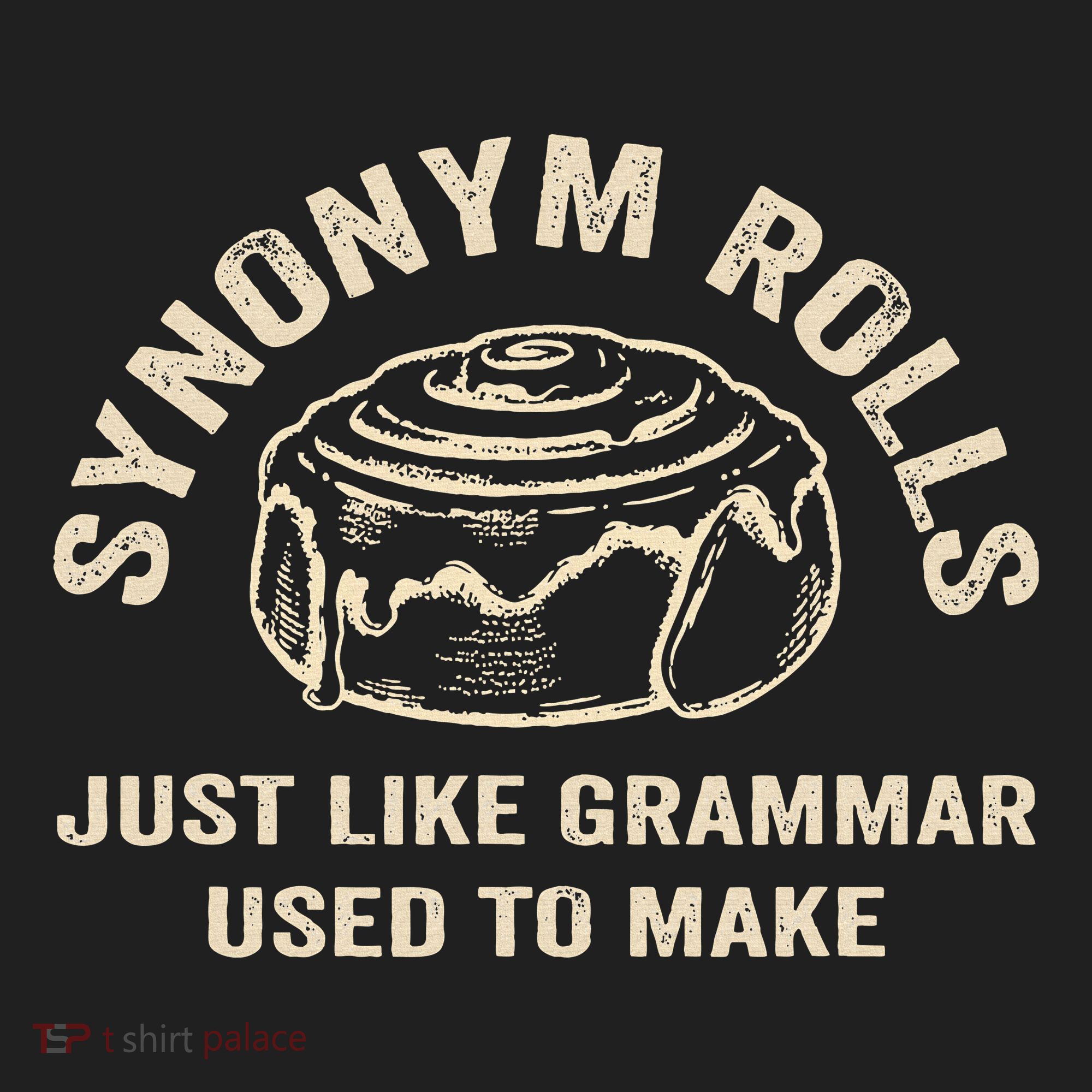Funny Synonym Rolls Joke Cinnamon Rolls Grammar Pun Teacher Hat