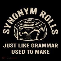 Funny Synonym Rolls Joke Cinnamon Rolls Grammar Pun Teacher Women's T-Shirt thumb 6