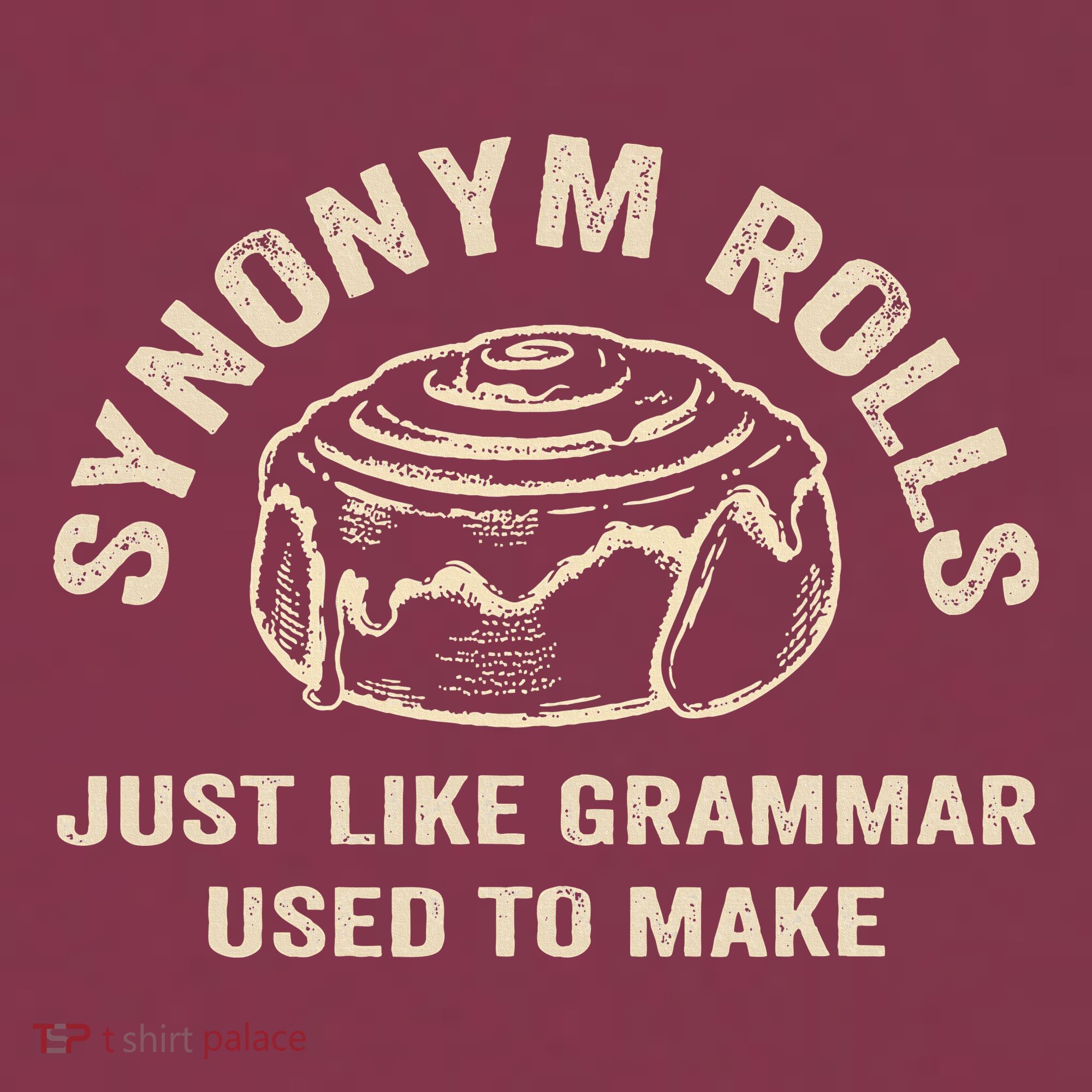 Funny Synonym Rolls Joke Cinnamon Rolls Grammar Pun Teacher 16oz Travel Tumbler