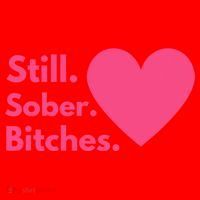 Funny Sobriety Recovery Aa Na Meaningful Gift Still Sober Bitches Meaningful Gif Santa Hat thumb 1