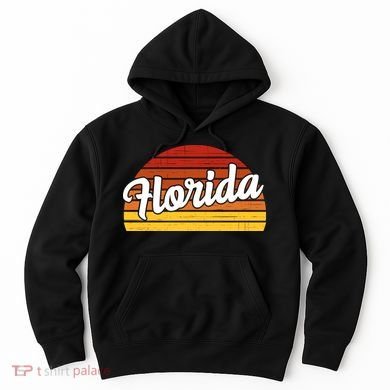Florida Sunset Retro Vintage Hoodie