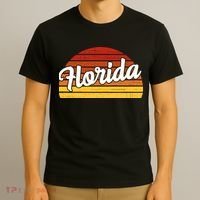 Florida Sunset Retro Vintage T-Shirt thumb 3