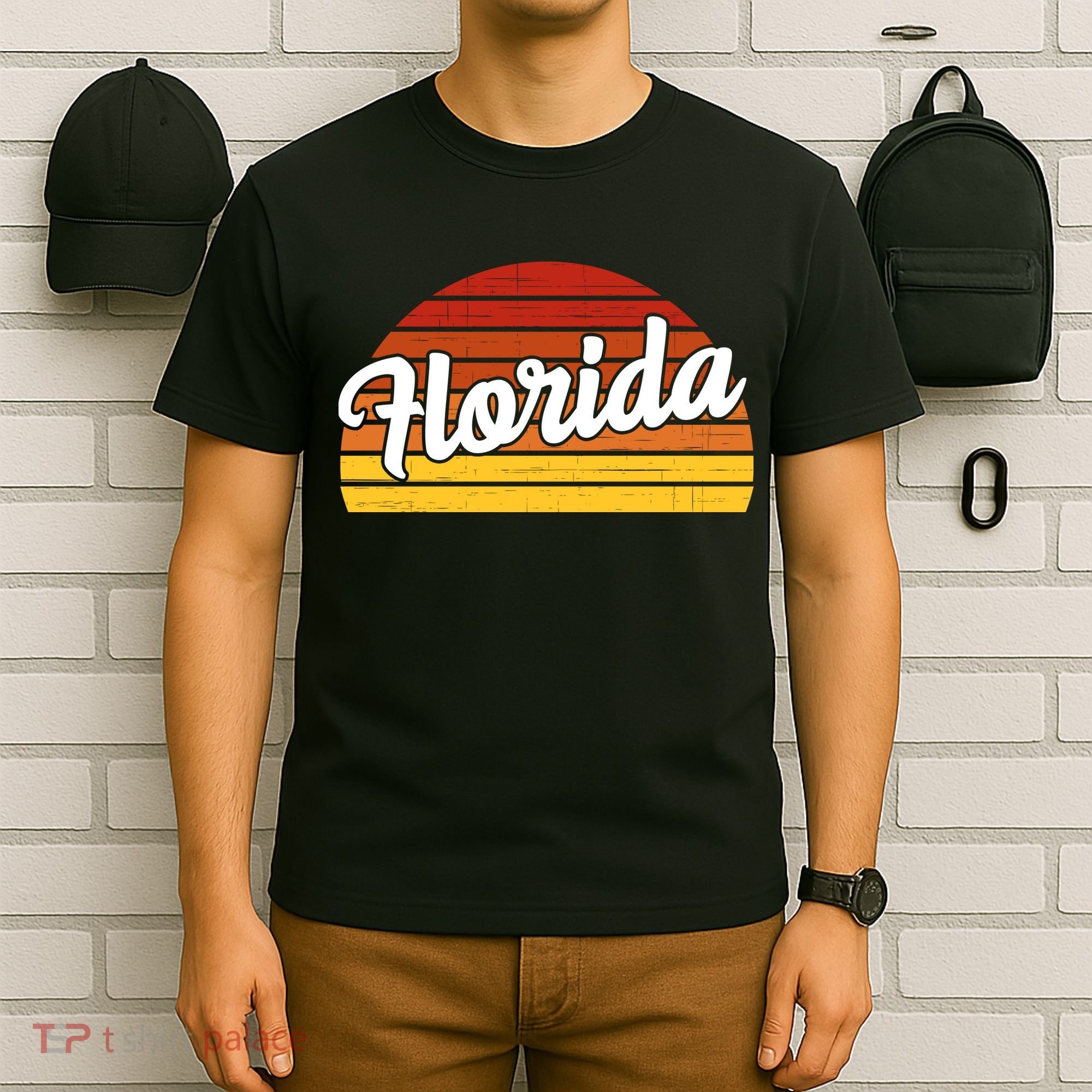 Florida Sunset Retro Vintage T-Shirt