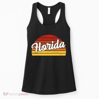 Florida Sunset Retro Vintage Women's Tank Top