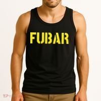 FUBAR SNAFU RTFM JFGI  For Funny Acronyms Tank Top thumb 3