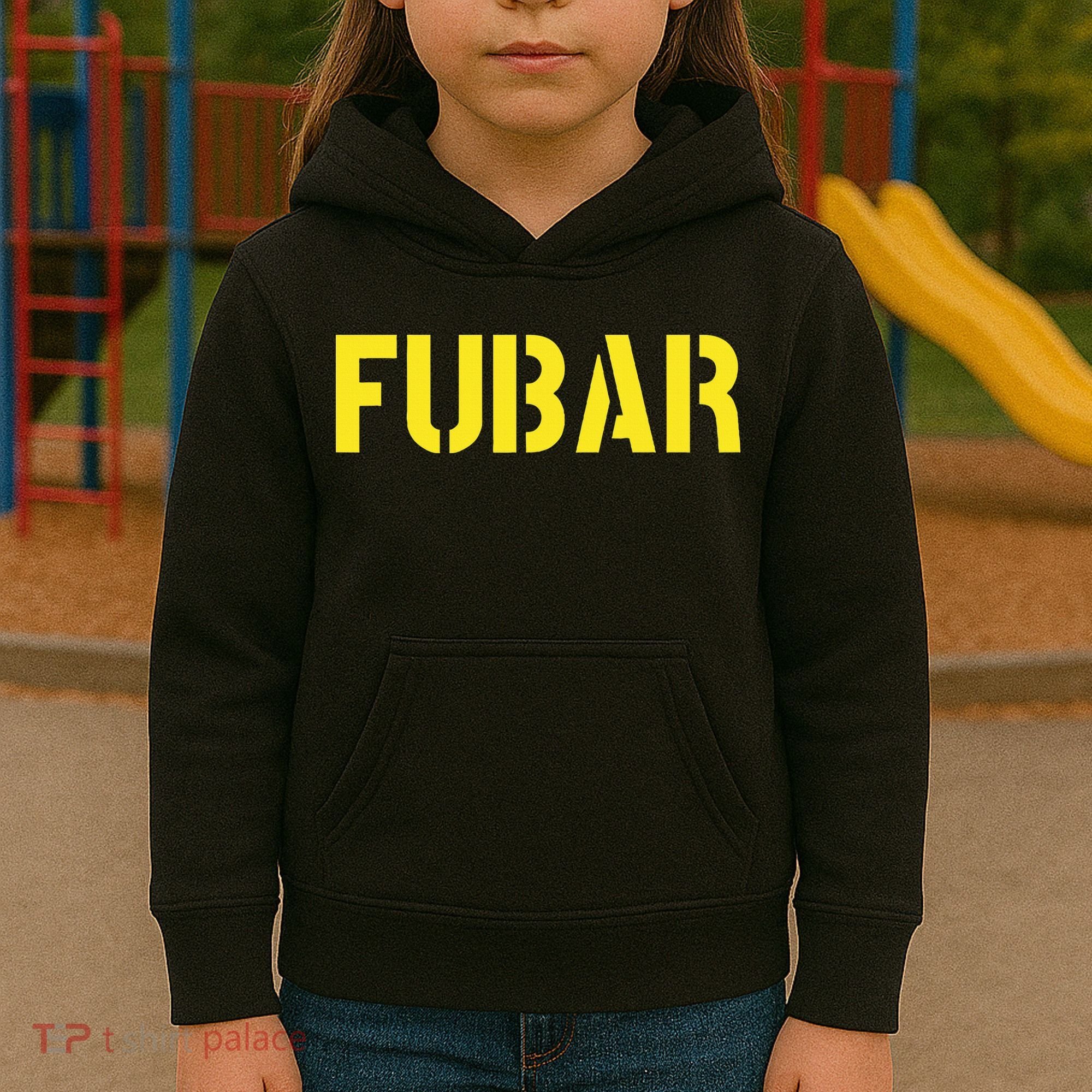 FUBAR SNAFU RTFM JFGI  For Funny Acronyms Kids Hoodie