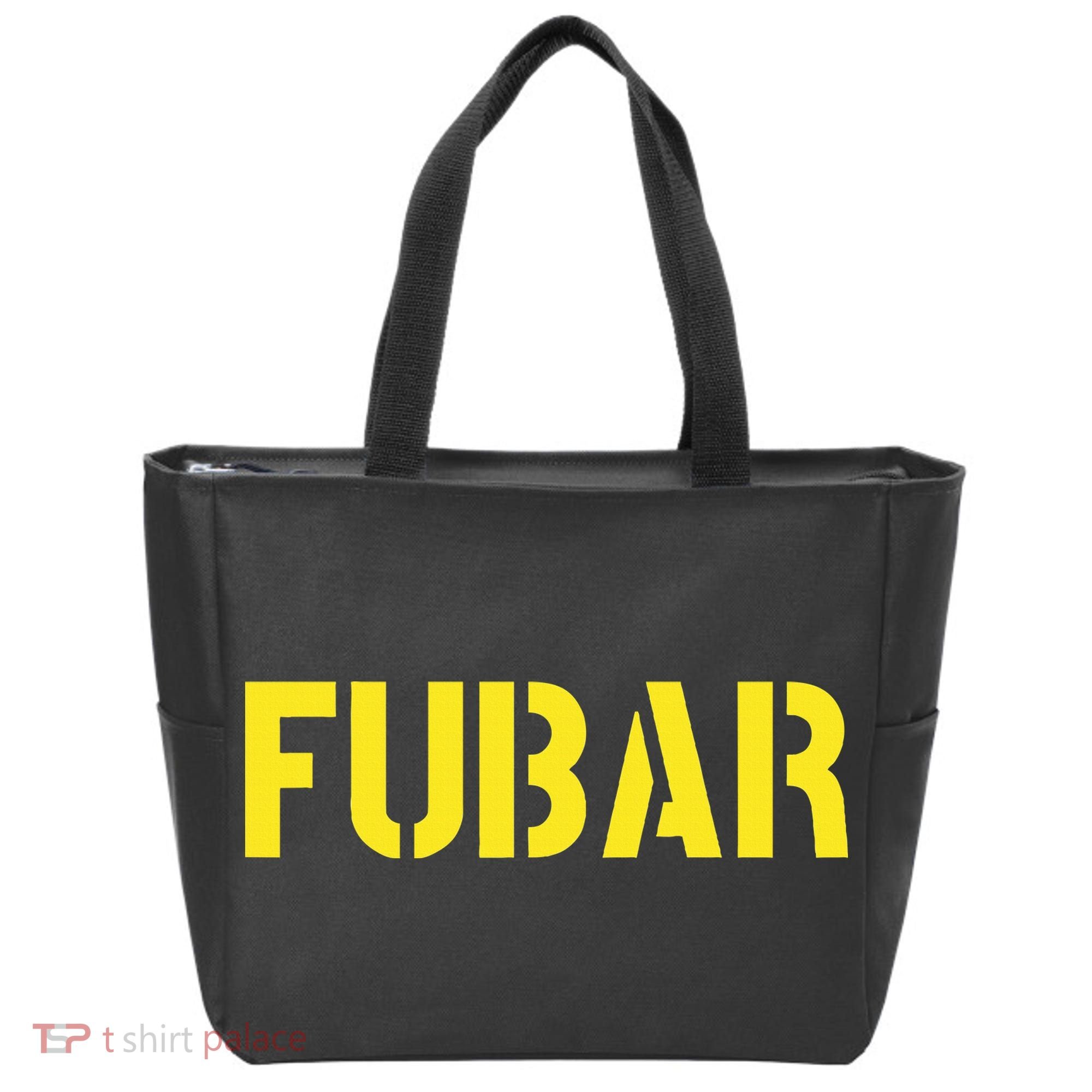 FUBAR SNAFU RTFM JFGI  For Funny Acronyms Tote Bag