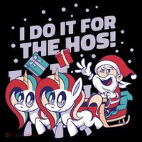 Funny Santa Riding Sleighs With Unicorns Coffee Mug thumb 5