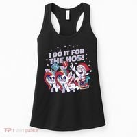 Funny Santa Riding Sleighs With Unicorns Women's Tank Top thumb 0