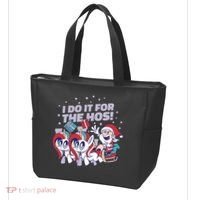 Funny Santa Riding Sleighs With Unicorns Tote Bag thumb 3