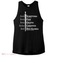 Five Solas Reformed Christian Ladies PosiCharge Tri-Blend Wicking Tank thumb 0