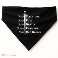 Five Solas Reformed Christian USA-Made Doggie Bandana thumb 0