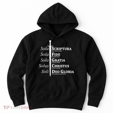 Five Solas Reformed Christian Hoodie
