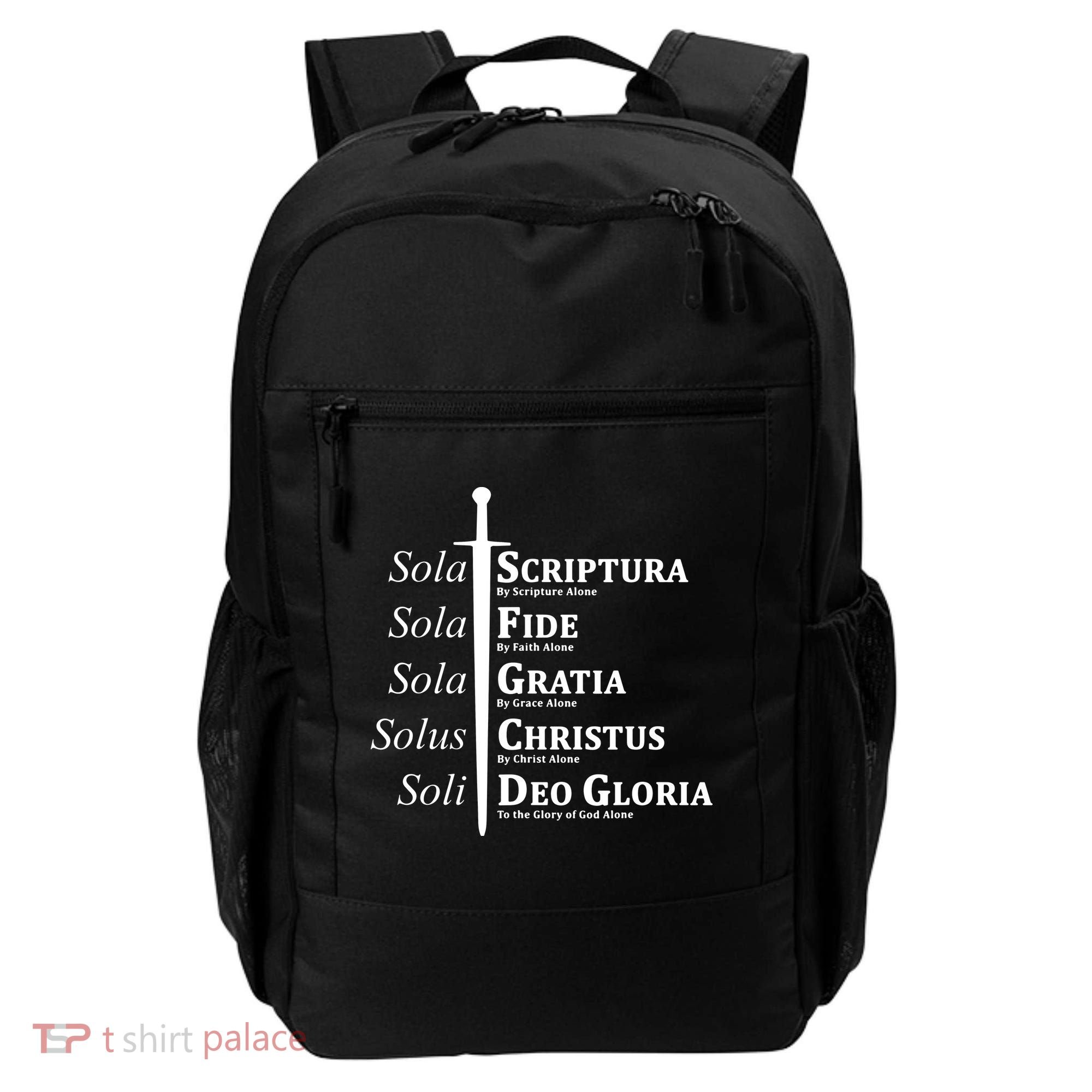 Five Solas Reformed Christian Backpack