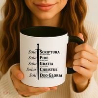 Five Solas Reformed Christian Coffee Mug thumb 3