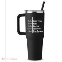Five Solas Reformed Christian 40oz Vacuum Insulated Stainless Steel Travel Tumbler thumb 2