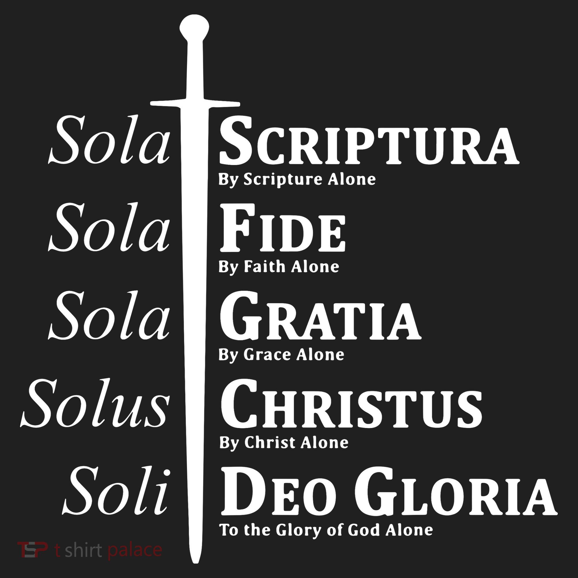 Five Solas Reformed Christian Tumbler
