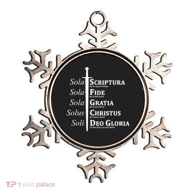 Five Solas Reformed Christian Ornament