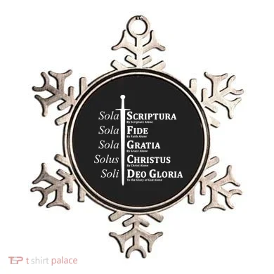 Five Solas Reformed Christian Ornament