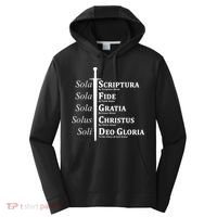 Five Solas Reformed Christian Performance Fleece Hoodie thumb 0
