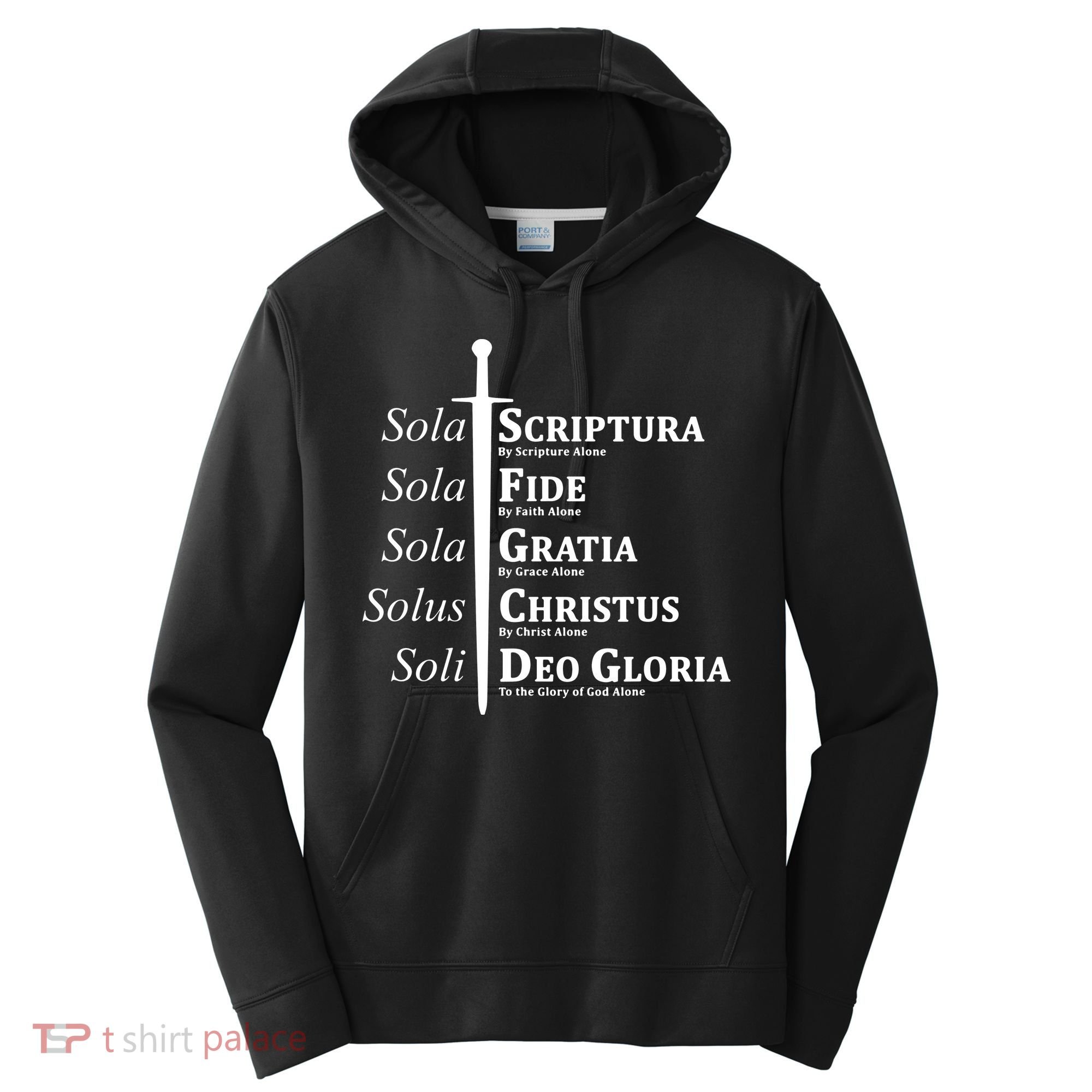 Five Solas Reformed Christian Performance Fleece Hoodie