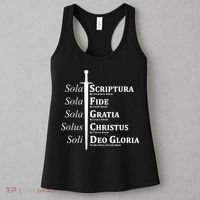 Five Solas Reformed Christian Women's Tank Top thumb 3