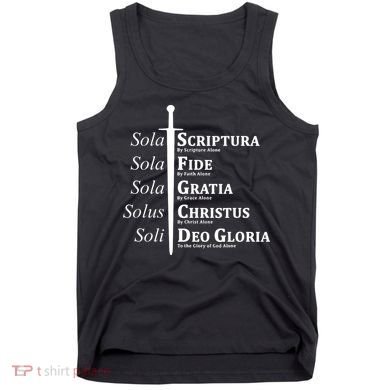 Five Solas Reformed Christian Tank Top