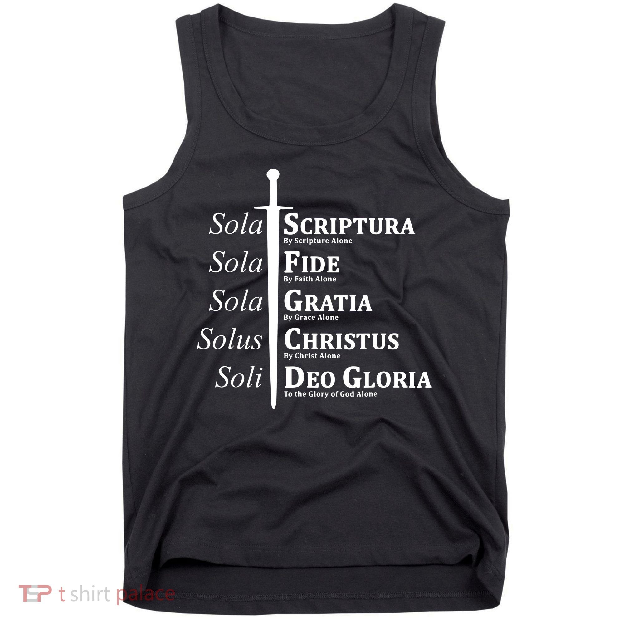 Five Solas Reformed Christian Tank Top