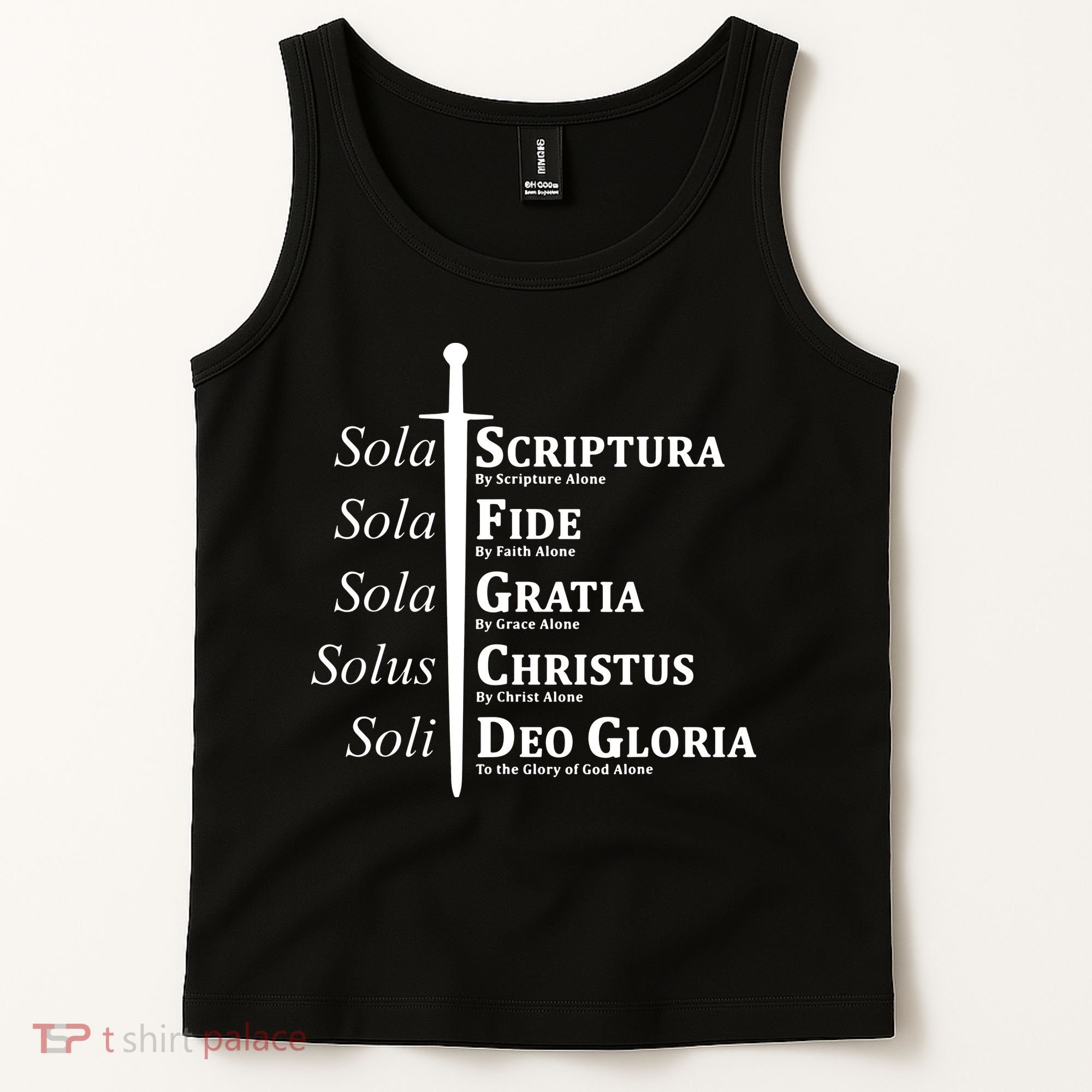 Five Solas Reformed Christian Tank Top