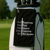 Five Solas Reformed Christian Golf Towel thumb 2