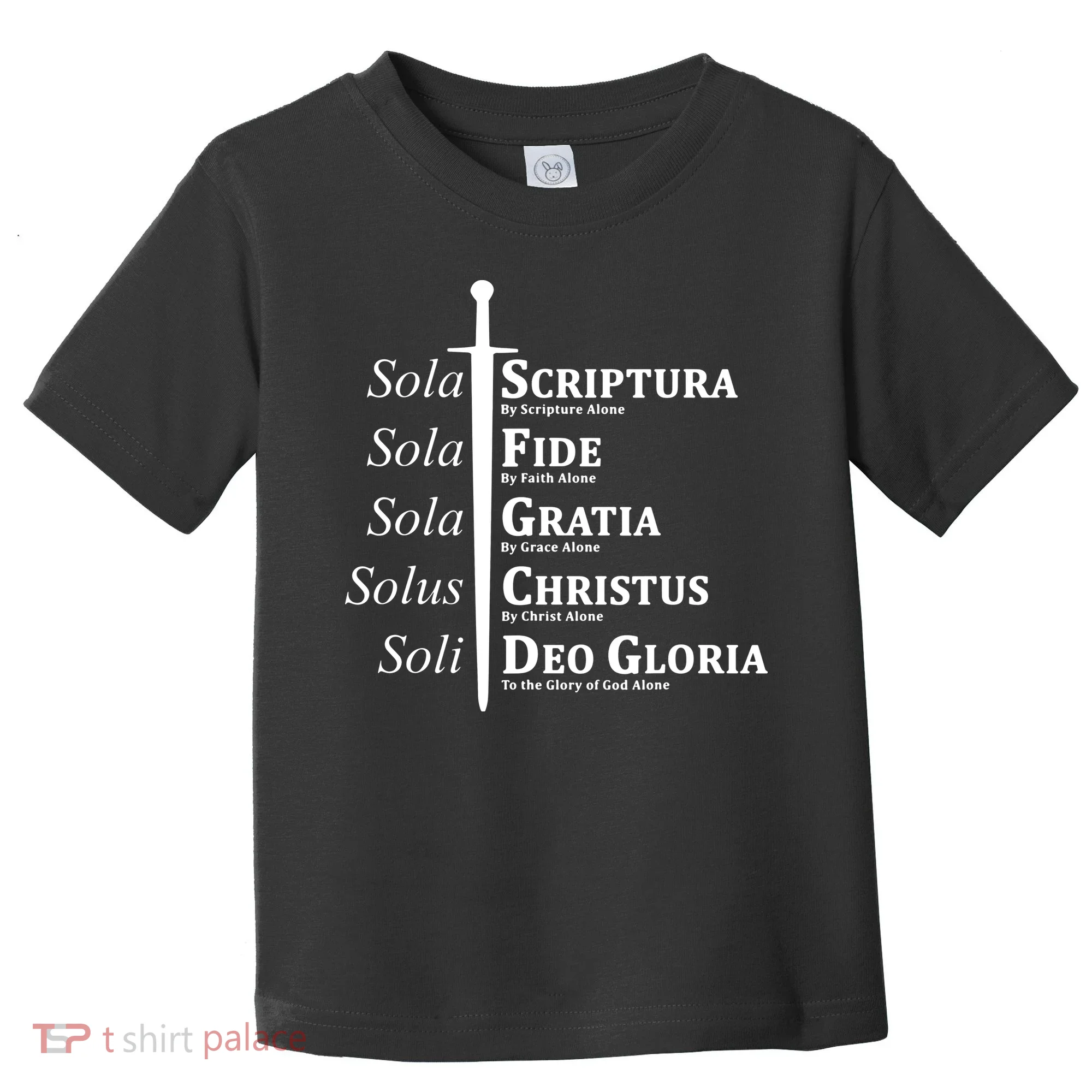 Five Solas Reformed Christian Toddler T-Shirt