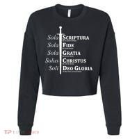 Five Solas Reformed Christian Cropped Pullover Crew thumb 0