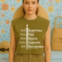Five Solas Reformed Christian Garment-Dyed Women's Muscle Tee thumb 4
