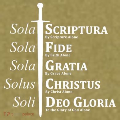 Five Solas Reformed Christian Garment-Dyed Women's Muscle Tee