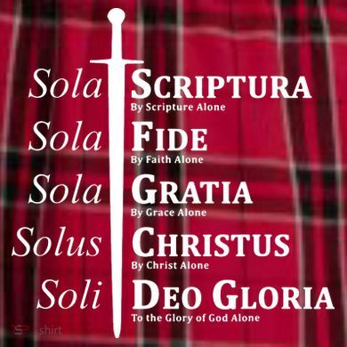 Five Solas Reformed Christian Men's Flannel Plaid Pajama Pants