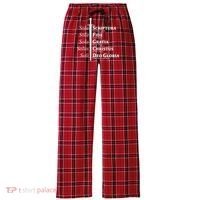 Five Solas Reformed Christian Women's Flannel Plaid Pajama Pants thumb 0
