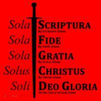 Five Solas Reformed Christian Santa Hat thumb 1