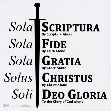 Five Solas Reformed Christian Garment-Dyed Sweatshirt