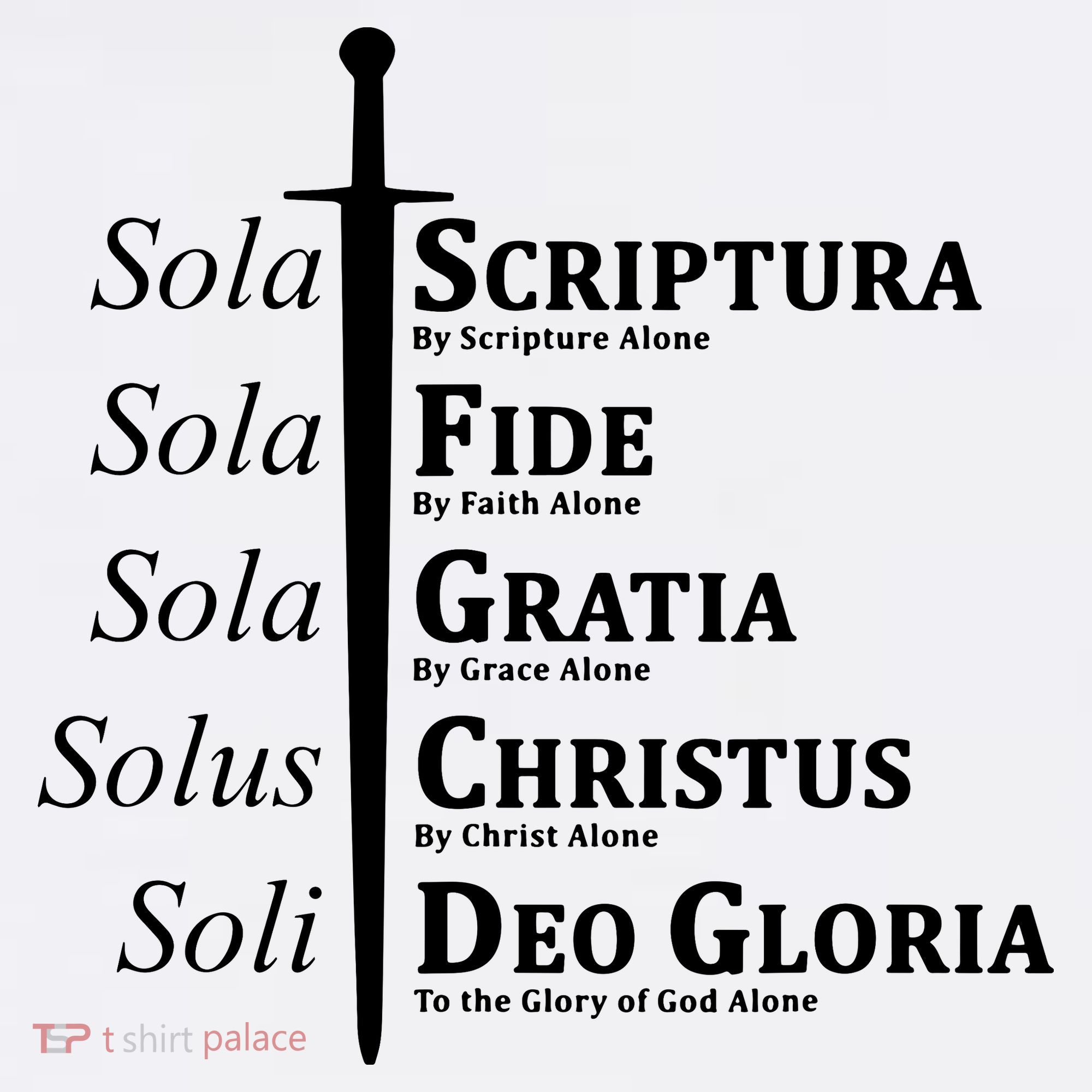 Five Solas Reformed Christian Garment-Dyed Sweatshirt