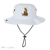 Funny Sloth Riding Turtle Speed Is Relative Bucket Hat thumb 0