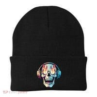 Flaming Skull Rock Music Beanie thumb 0
