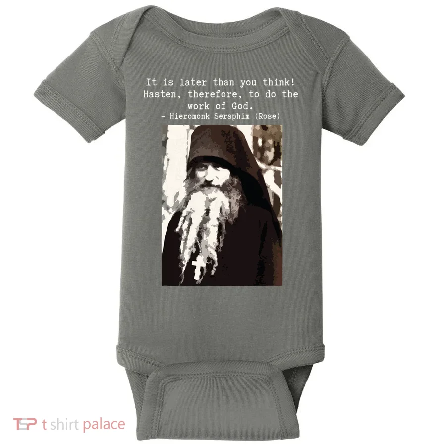 Fr Seraphim Rose Eastern Orthodox Baby Bodysuit