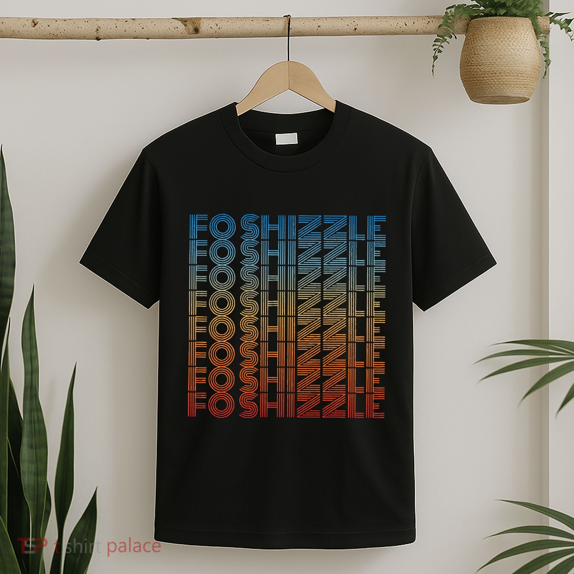 Fo Shizzle Retro Funny Sarcastic Gangster Rap Fo Shizzle T-Shirt
