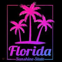 Florida Sunshine State Retro Look Coaster thumb 2