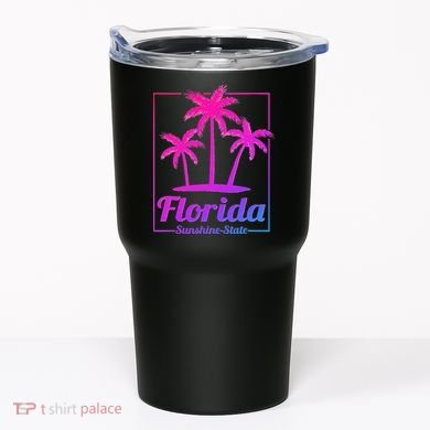 Florida Sunshine State Retro Look Tumbler