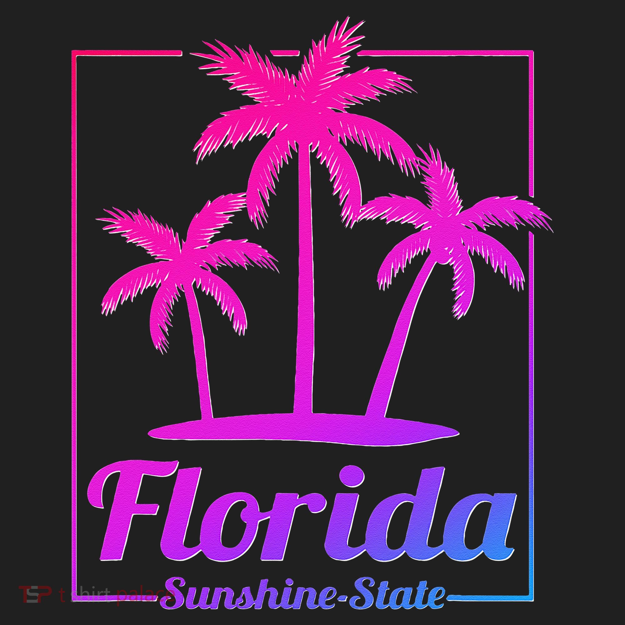 Florida Sunshine State Retro Look Tumbler